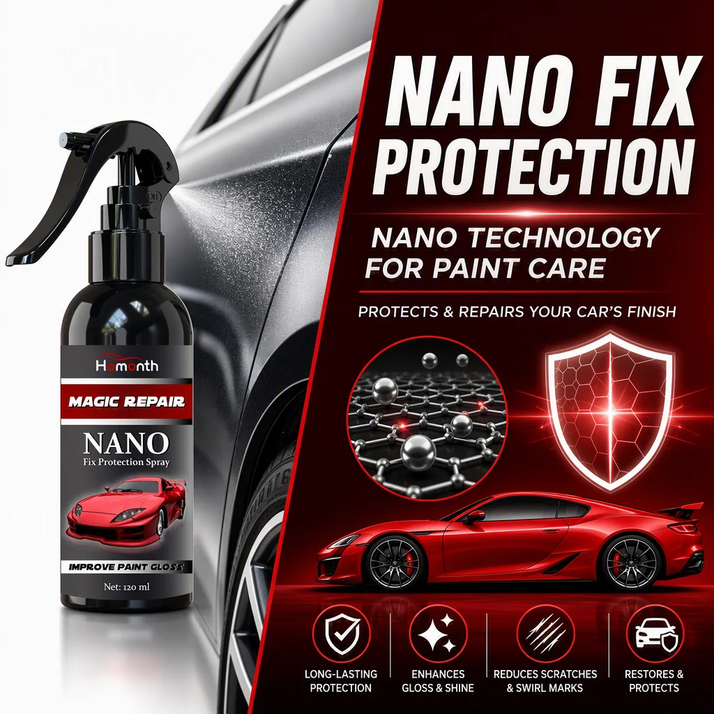 120Ml Graphene Nanotechnology Ceramic Coating Brightening for Vehicle Paint Protected and Scratch Repair with High Gloss Finish Universal Professional Car Beauty