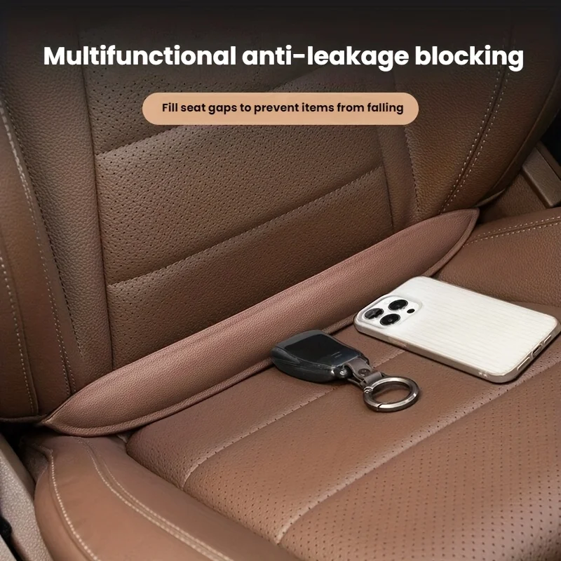 New Plug-In Car Seat Gap Filler Elastic Car Seat Crevice Filling Strip Universal Seat Blocker Prevent Dropping Car Accessories