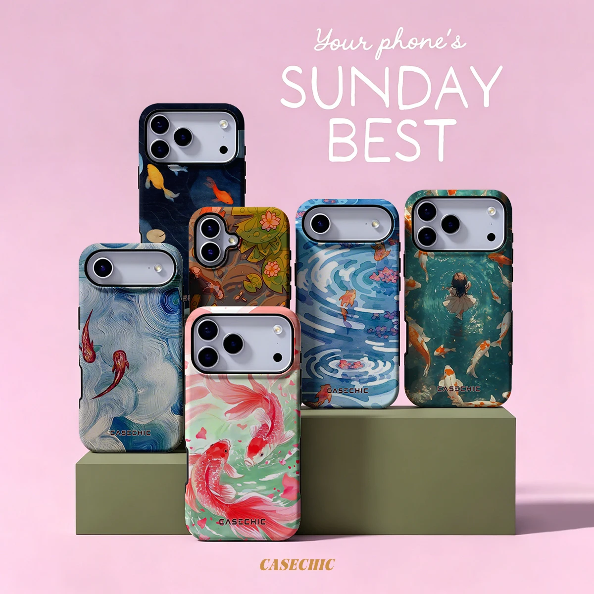 Knit Texture Star For Case For iPhone 17 16 15 14 Plus 13 Pro Max Shockproof Hard Cover CaseChic