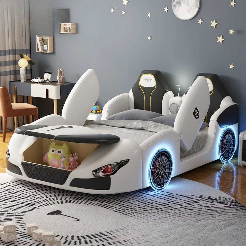 Car bed Children's bed Boys sports car modeling Racing bed
