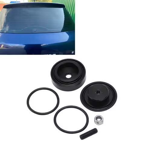 Aluminum Alloy Rear Wiper Delete Kit Black Color Silver Aluminum Wiper Arm Delete Cover O-ring Blue Car Accessories