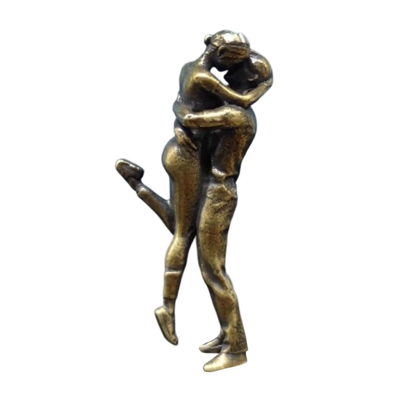 1/64 Miniature Couple Figure Collectible Figurine Portable Brass Tiny Premium Diorama Decor Decorative Photography Prop