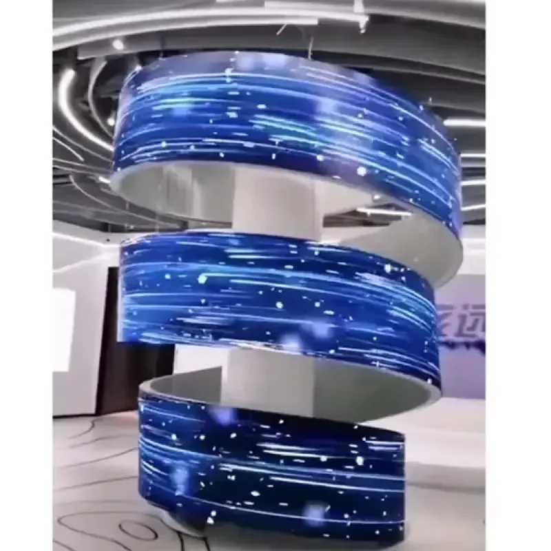 Custom Special-shaped Flexible LED Video Wall, Soft SMD Module Panel for Creative Indoor Outdoor Commercial Advertising Display