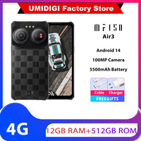 IIIF150 Air3 12GB+512GB Rugged Phone Night Vision 6.6'' Android 14 Helio G96 100MP Rear Camera 5500mAh Battery NFC 4G Global