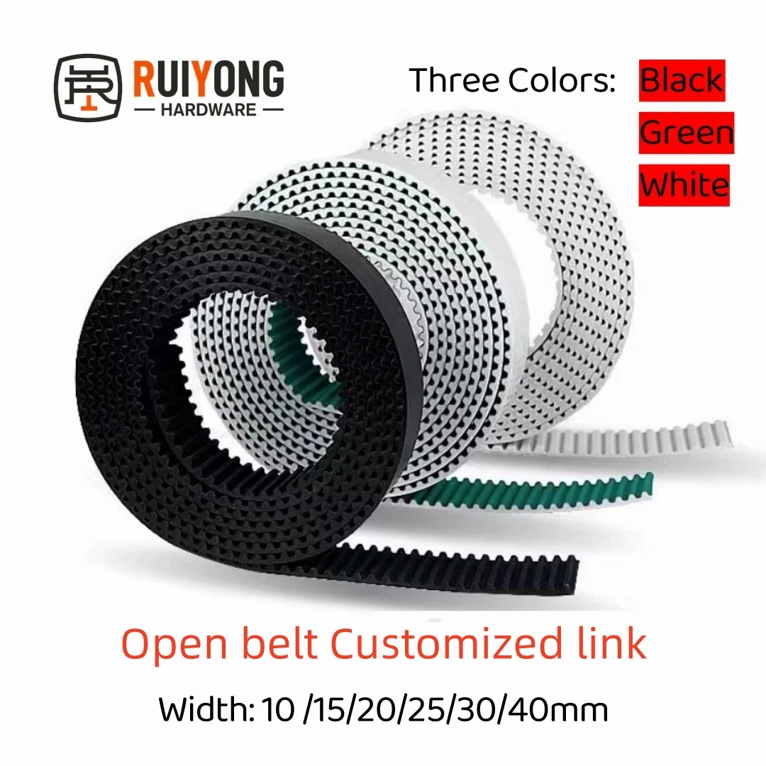 

Customized Open belt 3M 5M 8M S3M S5M S8M L H XL T5 T10 Timing Polyurethane Transmission Belt For 3DPrinters Etc