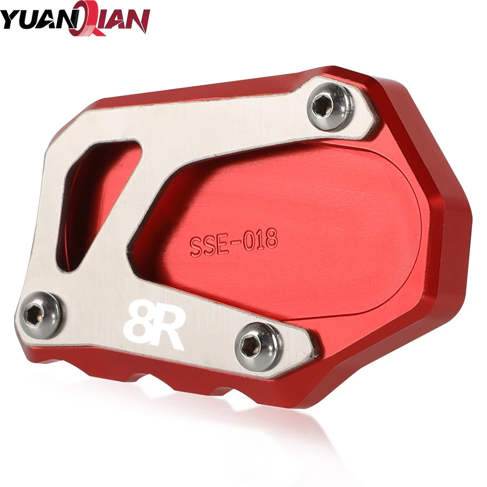 For Suzuki GSX-8R GSX8R 2024 2025 2026 GSX 8R Motorcycle Accessories Kickstand Side Stand Extension Enlarger Support Plate Pad
