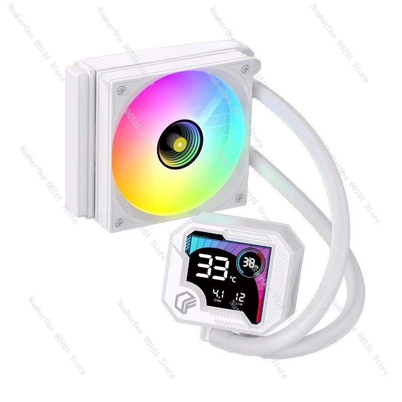 360 ARGB CPU Liquid Cooler with Segment Code Screen Intelligent Temperature Display