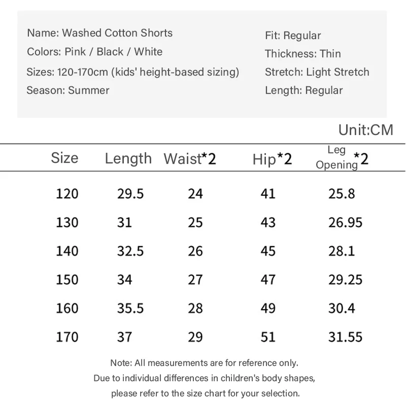 Kid Girl Broken Denim Shorts Summer Fashion Knee Length Elastic Waist Trousers Hot Fit Ripped Jeans Casual Versatile Short Pant