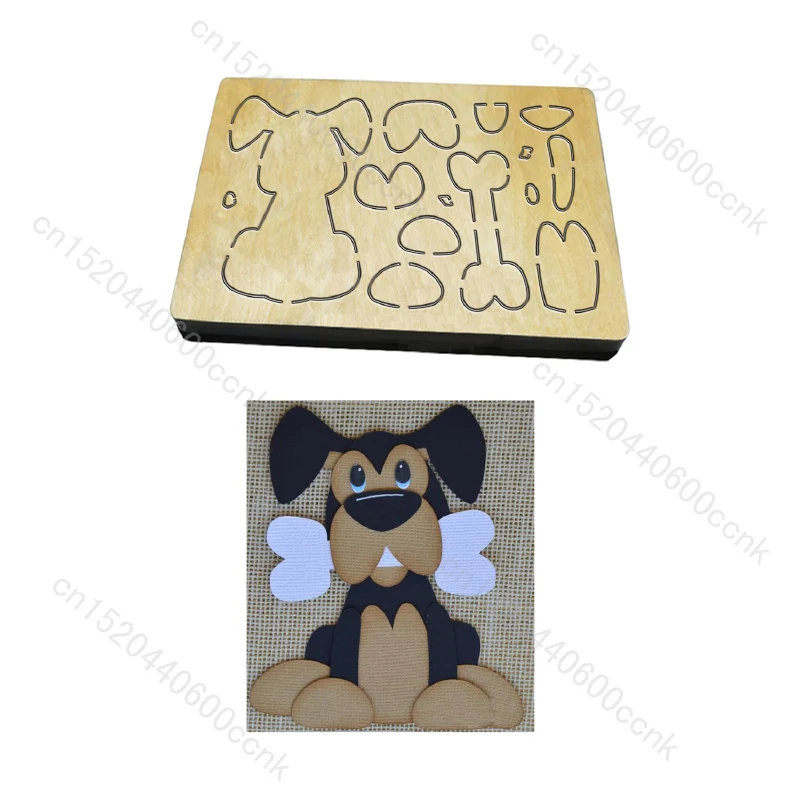 

New DOG wooden dies cutting dies for scrapbooking Multiple sizes V-2047