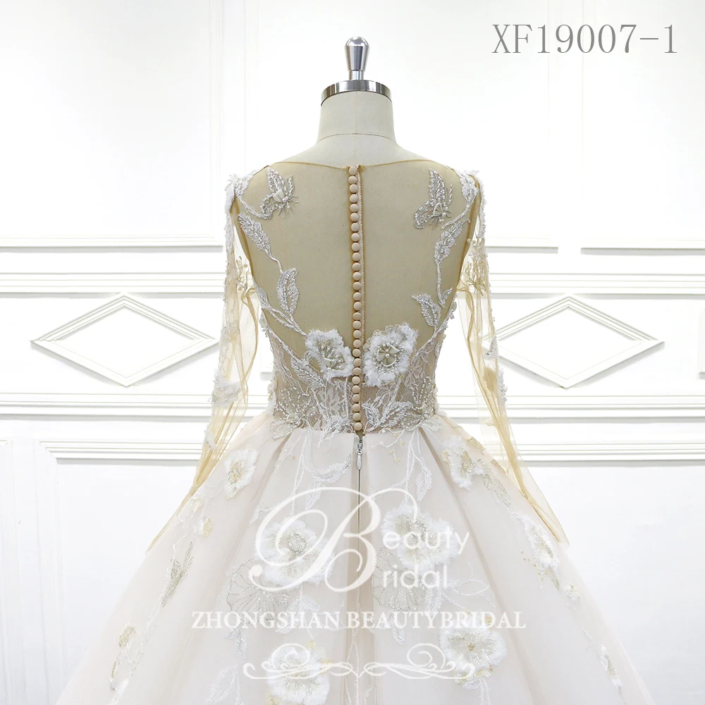 Hot Sale Beautybridal Luxury Bridesmaid Dress 2023 Custom Made Shape South Korea Fabric XF19007