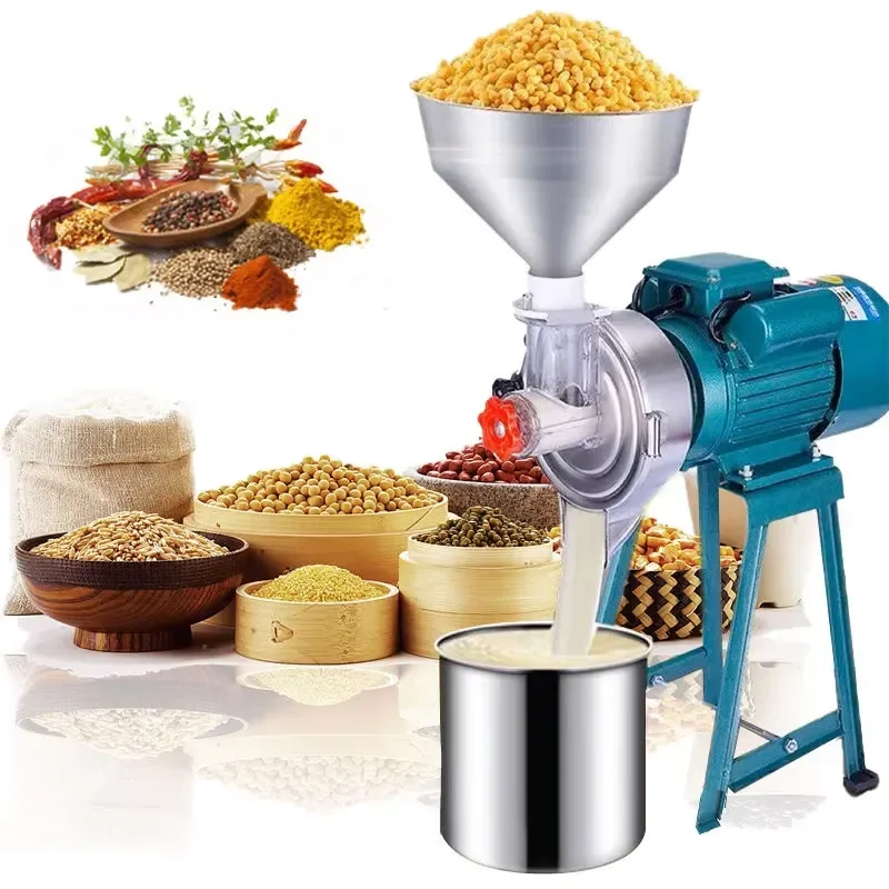 Factory Sales Coffee Bean Powder Peanut Cereal Corn Wheat Maize Sorghum Flour Mill Grinding Machine