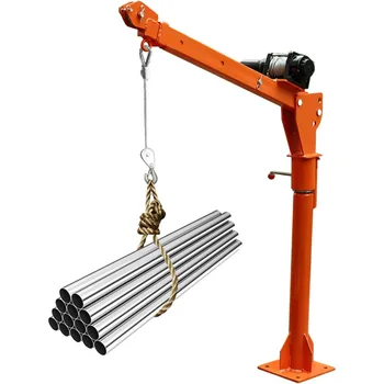 LKW-Kranhebezeug, 1100 Pfund Kapazität, Hubhöhenwinkel, verstellbar um 360° ° drehbare Base Pickup Truck Jib Cranes