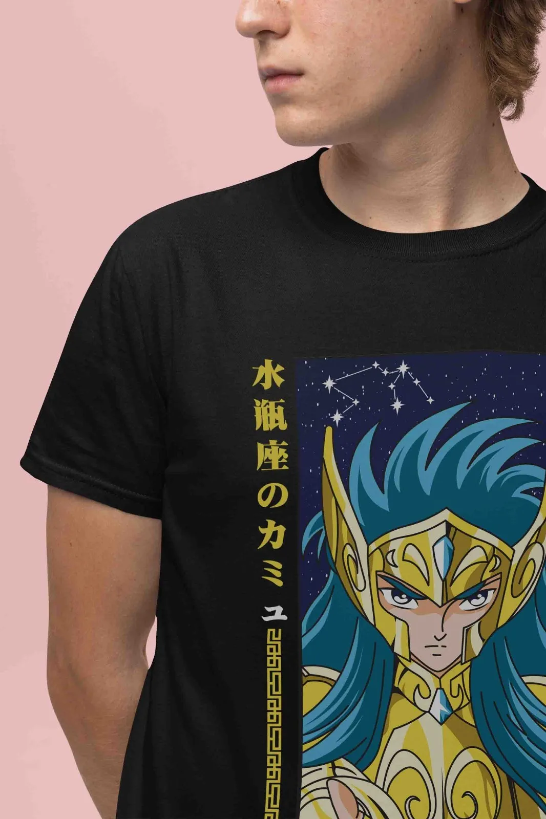 Saint Seiya Shirt Shiryu Tshirt Hyoga T-Shirt Shun Top Ikku Anime Graphic Tee
