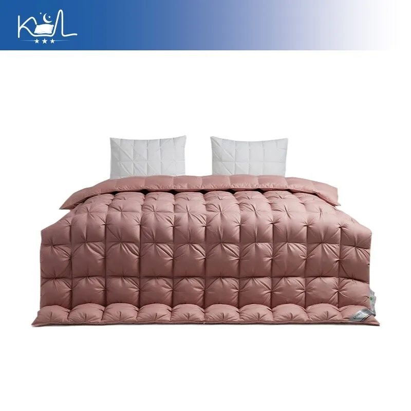 95% White Goose Down Comforter 100% Cotton Thickened Winter Spring Autumn Summer Cooling Quilt Core