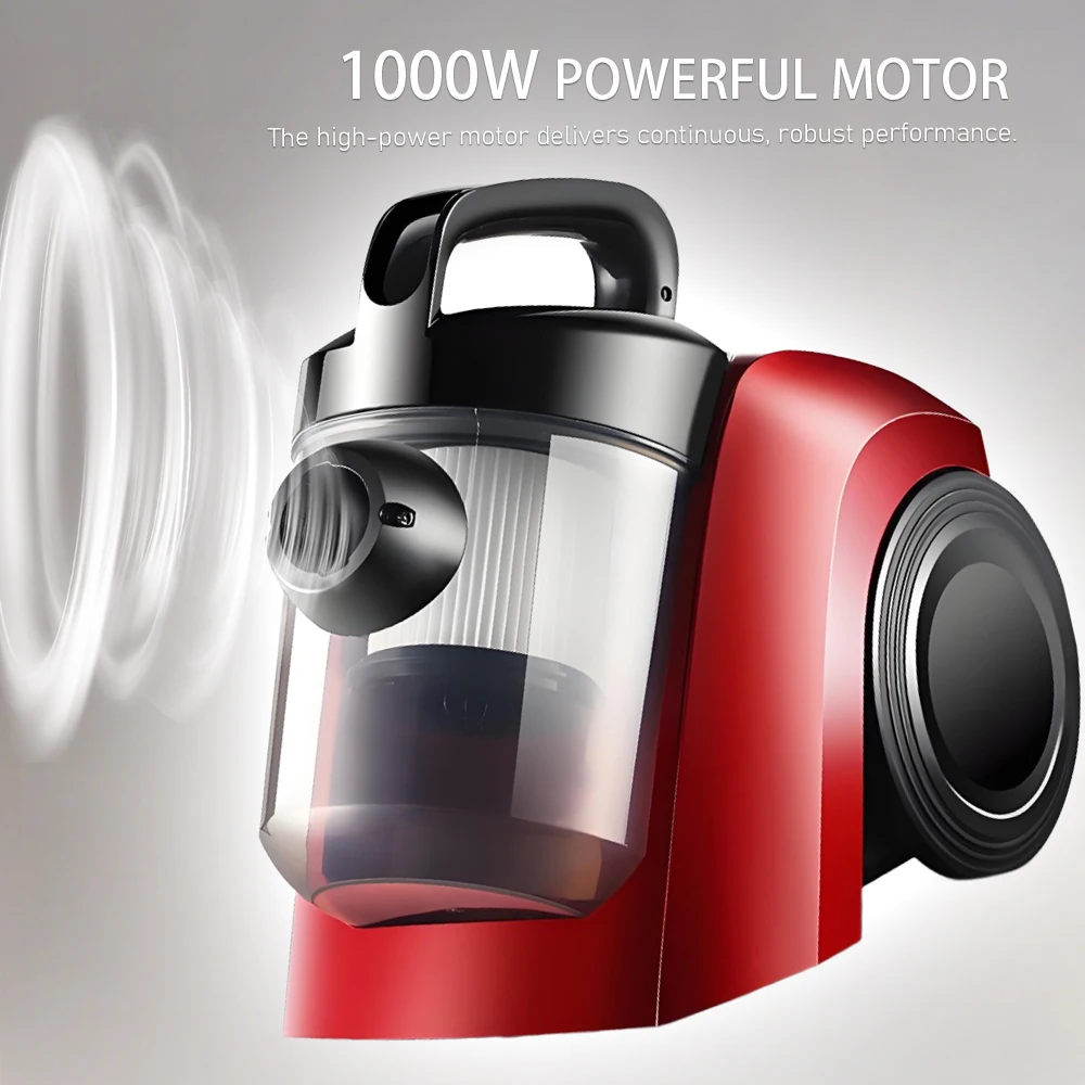 Upright Vacuum Cleaner Large Suction Portable Vacuum Cleaner Multi-function Lightweight Large Capacity Vacuum for Home Pet Car