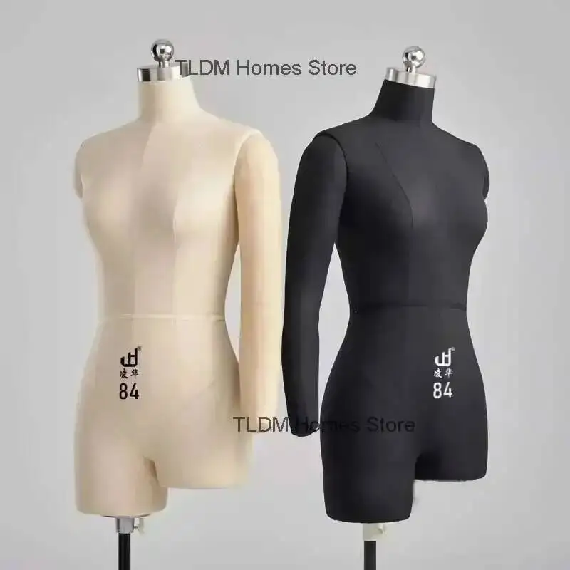 

Mannequin Design Form Sewing Model for Women's Female Bust Dress Dressmaker Mannequins Stand Metal Base k Clothing