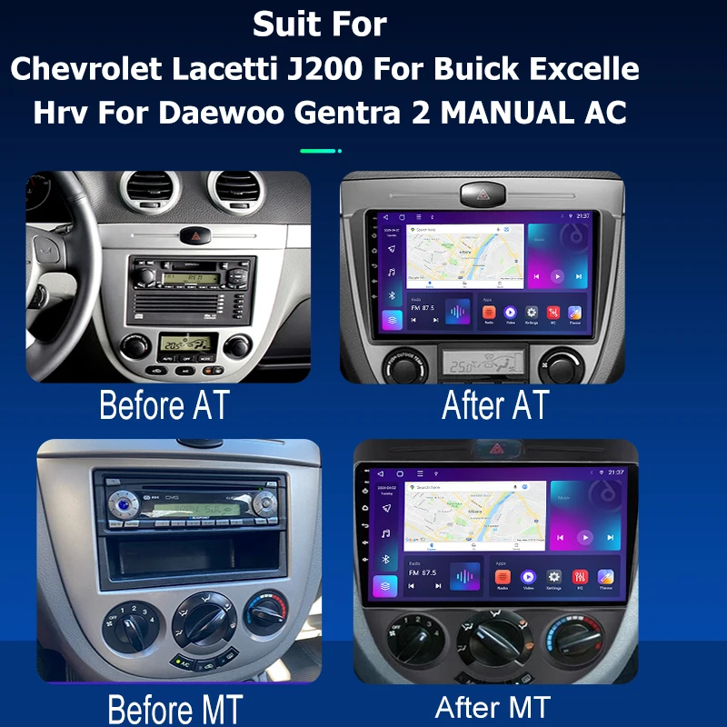 Android Car Radio GPS Navigation Multimedia Video Player for Chevrolet Lacetti J200  Stereo Tape Recorder Screen Head Unit