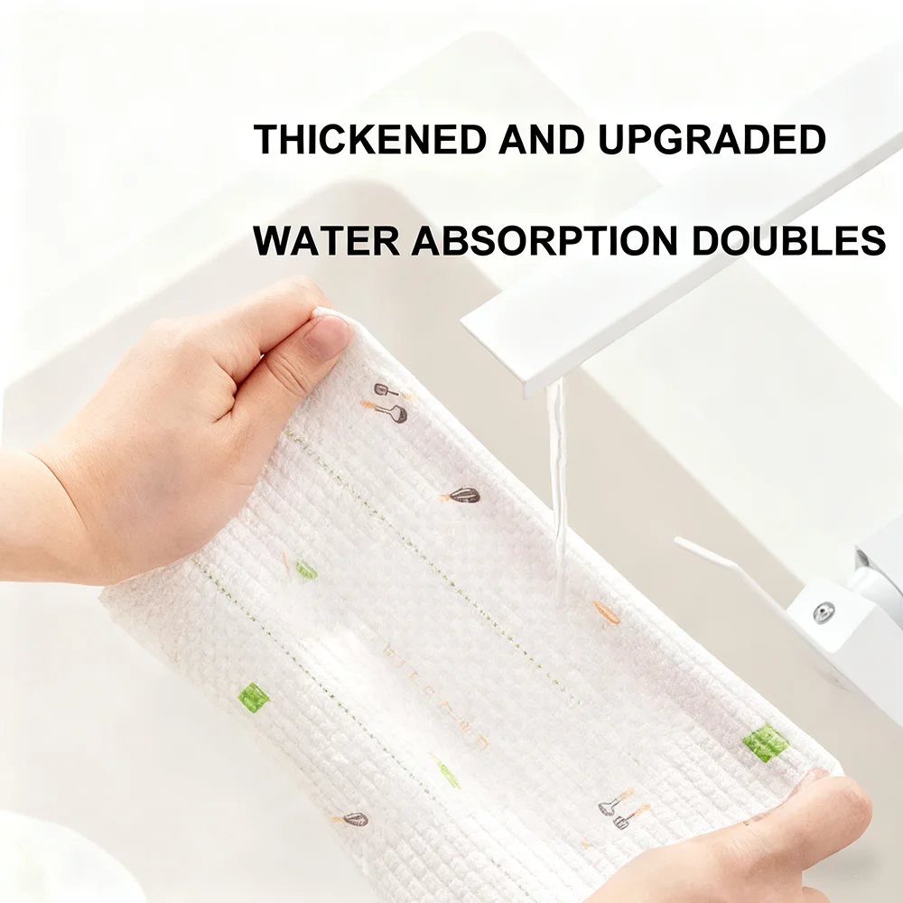 

50 PCS Thickened Rags For Both Dry And Wet Use Are Essential For Towel Strong Water Absorption Convenient For Rinsing