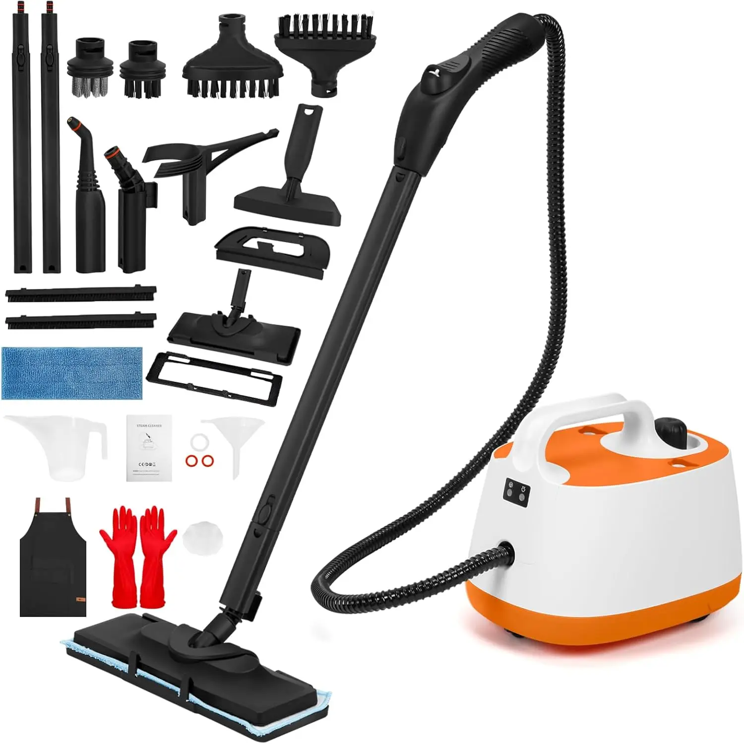 Cleaner for Home Use,Heavy Duty Steam Cleaner with 52.9 oz Tank,21 Accessories & 5 Mins Quick Heating,Multi-Purpose Steam Cleane