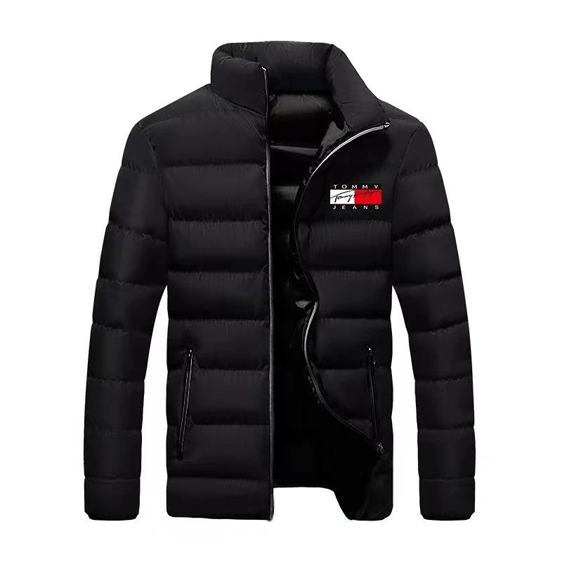 2024 Autumn And WinterMen'sHotSale  Jacket Down Jacket Brand Printing Men's Casual Fashion Men's Zipper Top Direct Sales