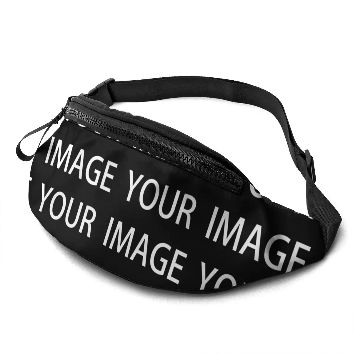 Your Image Custom Made Waist Bag Custom Design Your Own Waist Pack Customized Polyester Print Bag