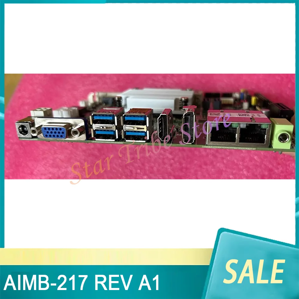 N3350 Integrated CPU Industrial Control Motherboard Dual Network Ports AIMB-217 REV A1 AIMB-217N1801-T