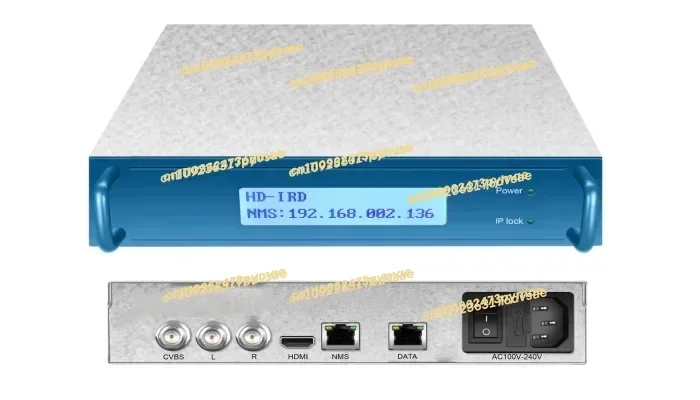 2025 mini Network Decoder SRT/HTTPS/HLS/M3U8/RTMP IP to SDI/HD-MI/AV Output HD IRD Video Decoder H.264 H.265 decoding