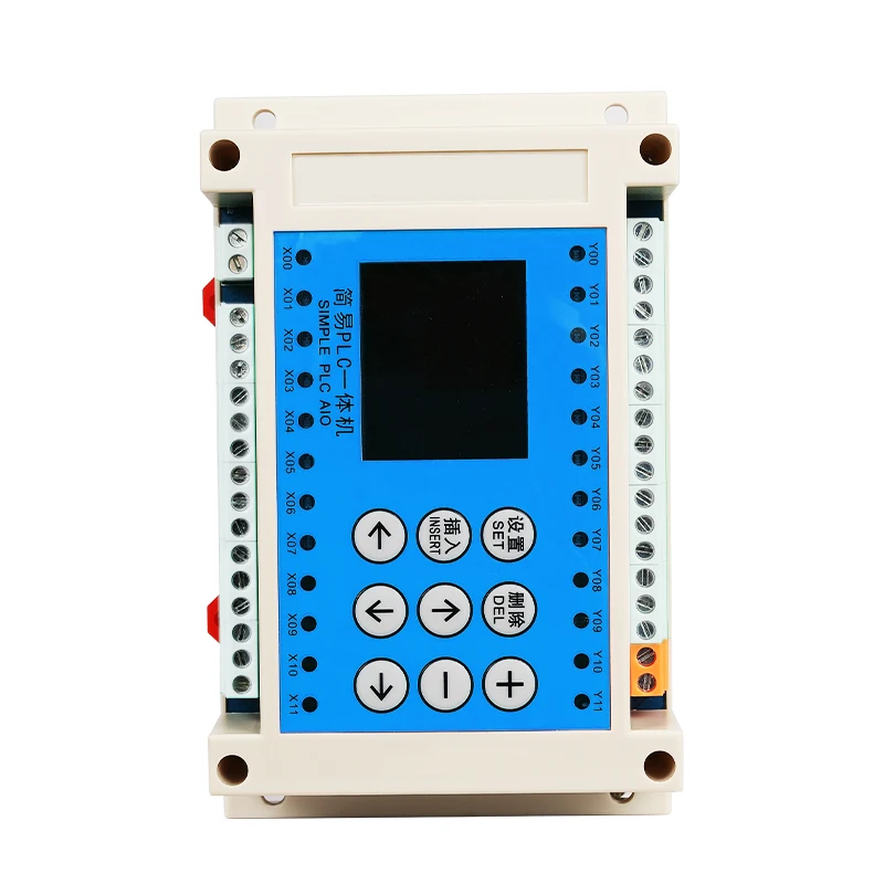 Simple PLC 12 Input and 12 Output Relay Output  with 2 Channel Analog Input 0-10V 0-20mA