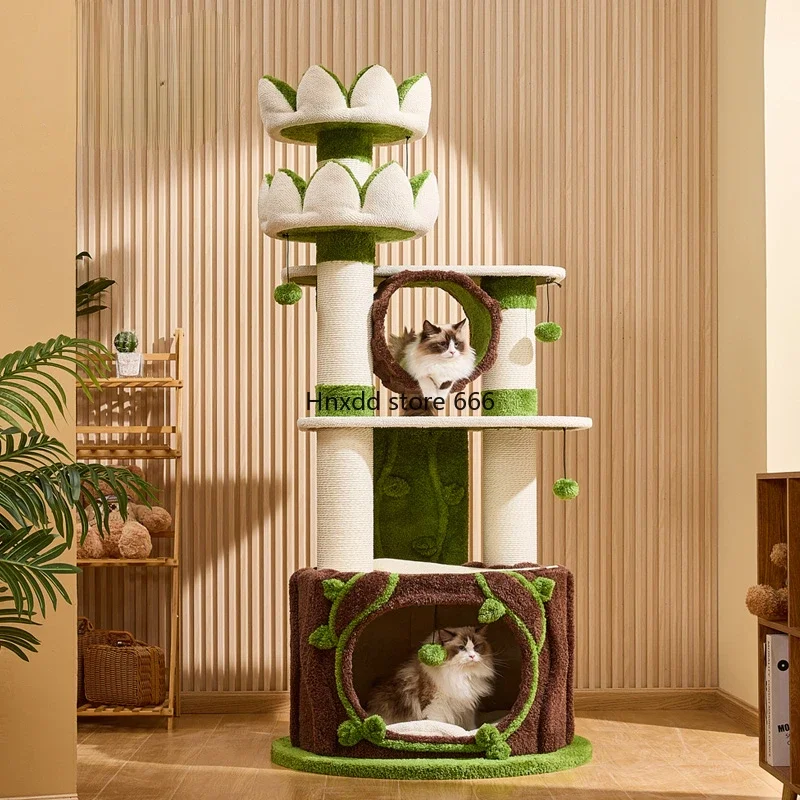 Rack Cat Nest Cat Tree Integrated Tongtian Tree Cats and dogs share large cat toys