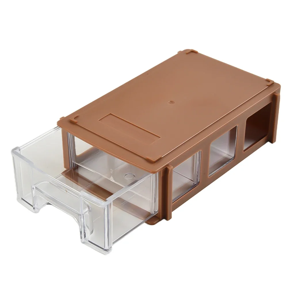 1PC Stackable Plastic Hardware Parts Storage Boxes Component Screws Toolbox Small Parts Organizer Electronic Carrying Case