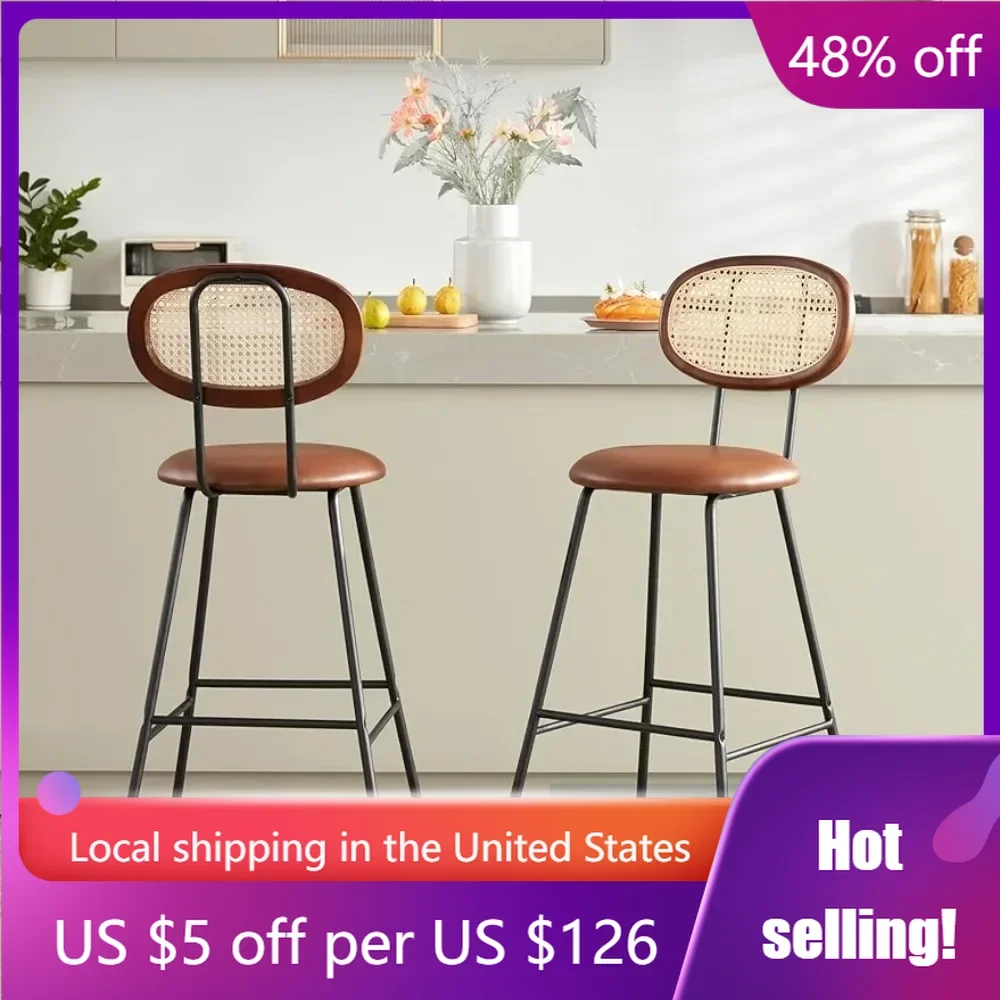 Bar Stools High Chair Bar Stools Set of 2 30" Freight Free Café Furniture