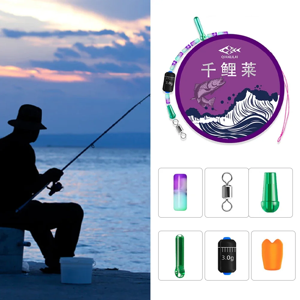 4.5M Competitive Platform Fishing Line Finished Main Line Set Pe Reinforced Fail-Proof Invisible Black Pit Large Platform