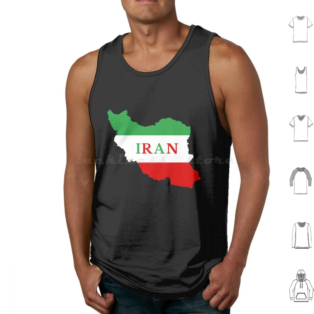 Iran Flag Map Tank Tops Vest Sleeveless Iran Iran Love Iranian Heart Iranian Flag Iranian Love Iranian Iran Map Flag Flag Of