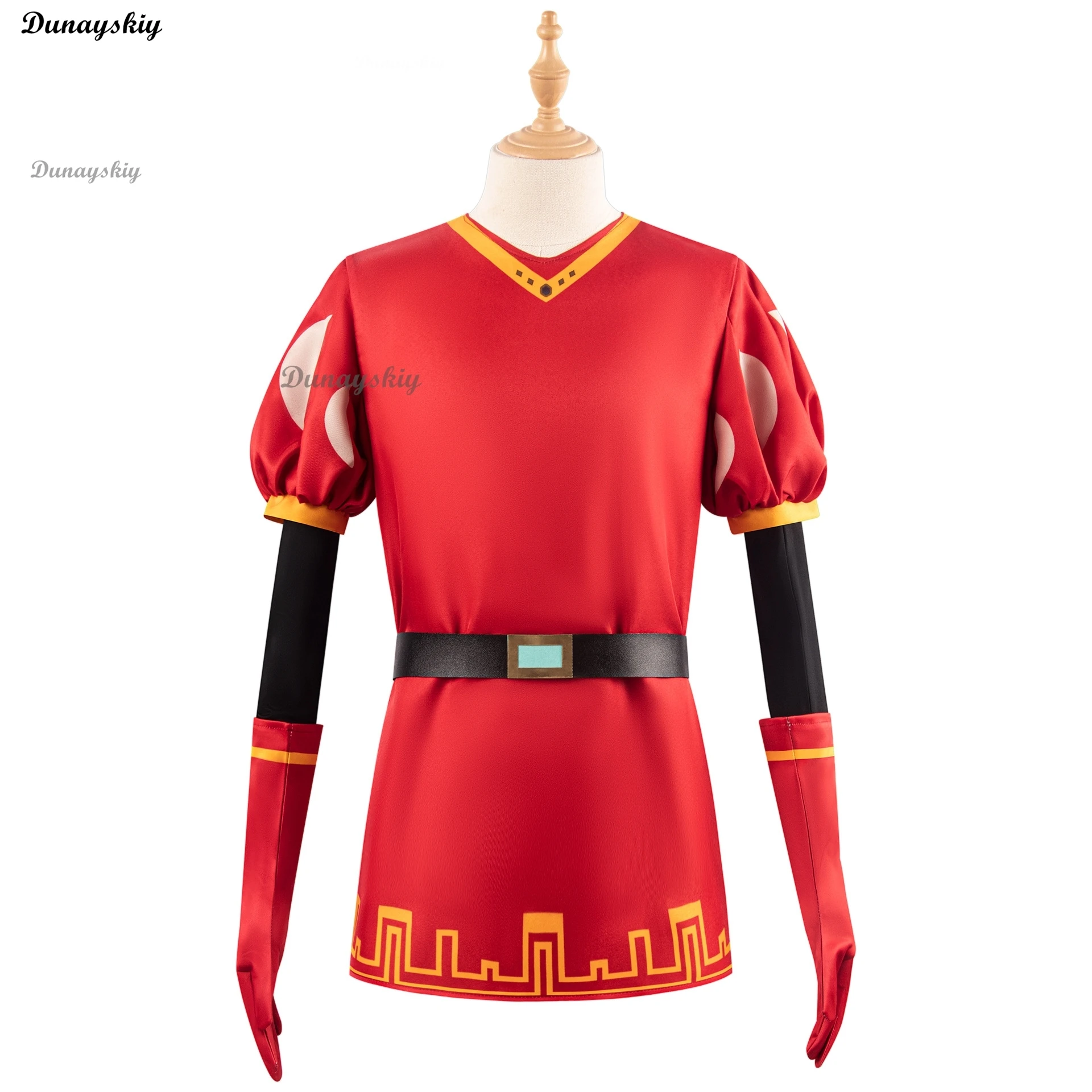 Lord Farquaad Cosplay Cloak Glove Hat Set Anime Costume Uniform Medieval Cosplay Halloween Party Red Outfit For Women Men