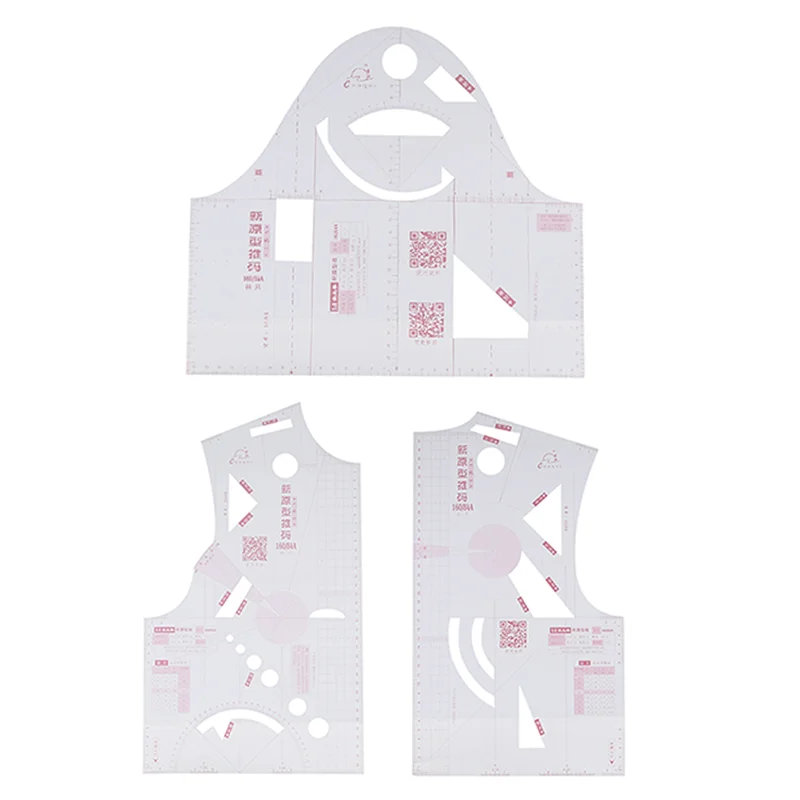 1:1 Fashion Cloth Design Ruler Crop Mold School Student Teaching Apparel Drawing Template Garment Prototype Ruler