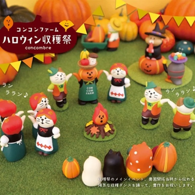 Zakka Japan Halloween Series Japan Decoration Bookshelf Decoration  Resin Craft Japan Ornaments GiftsCollectible Home Decor New