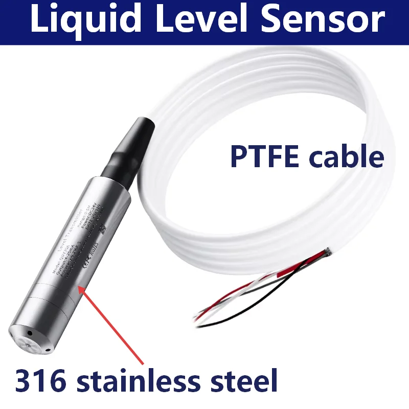 

Sea Water Level Transmitter 5m 4-20mA 0-10V 0-3.3V Output Oil Water Pressure Level Transducer Sensor Petrol Diesel 0-5M 10M 15M