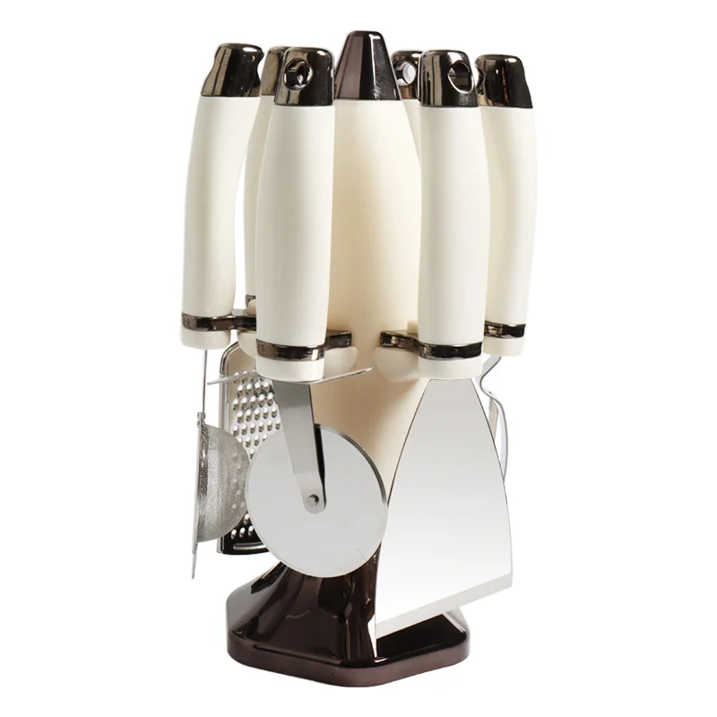 

Hot Selling Household Kitchen Utensils Set Essential Cooking Gadgets with PP Handle Paring Knife and Grater