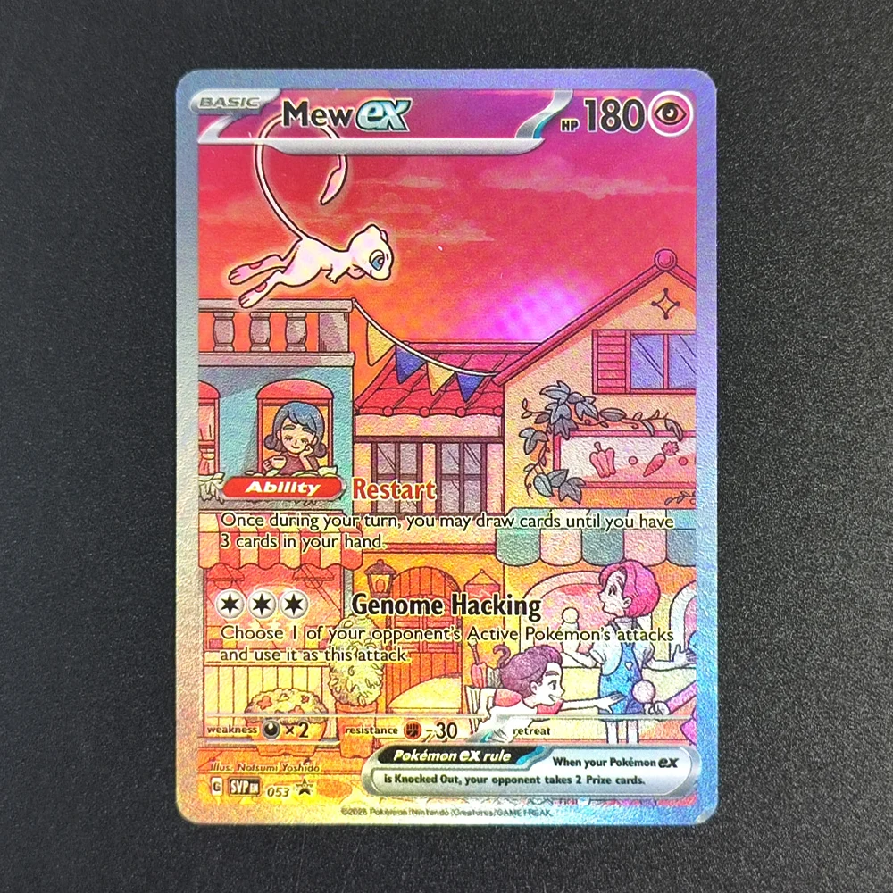 بطاقات PTCG الإنجليزية SVP 053 Promo Mew EX Roaring Moon EX 162/132 Gardevoir 233/091 مجموعة الإنجليزية بطاقات ألعاب التداول #2