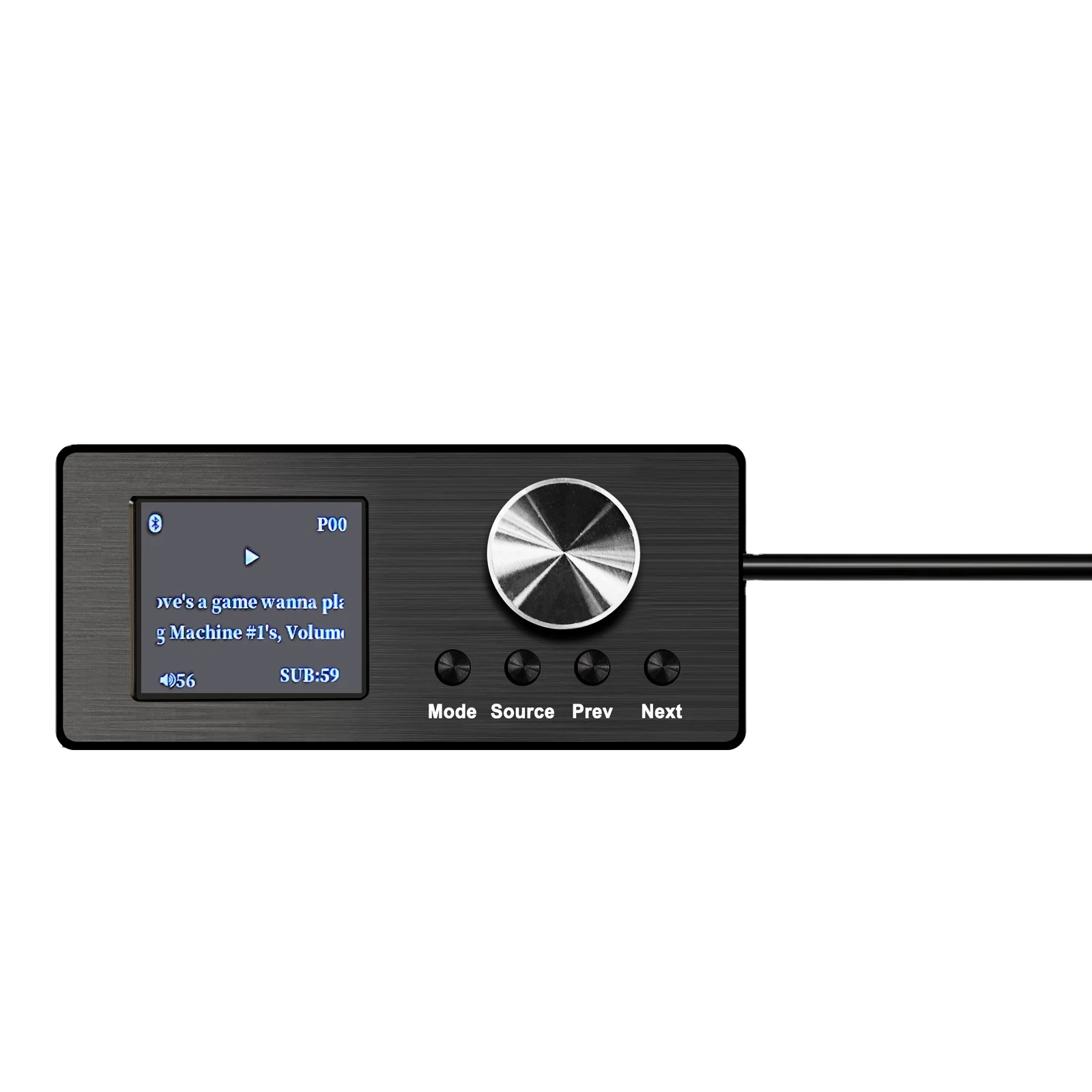 Original new power amplifier line volume controller/remote control for DSP automotive amplifier and DSP automotive processor