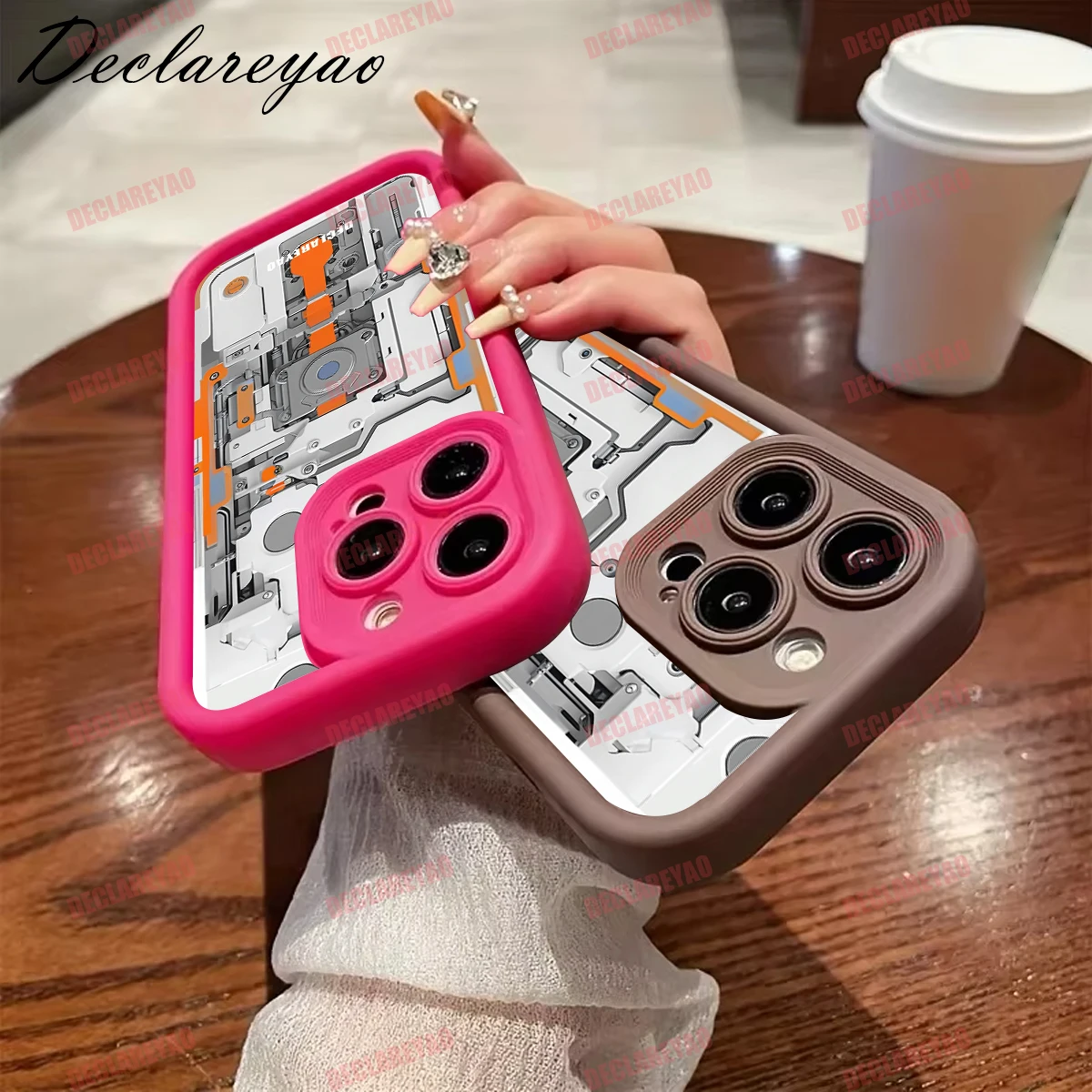 DECLAREYAO ماتي ضوء سليم بولي TPU لينة كوكه ل Realme 60 C75 9 7 N63 30 V5 ملاحظة Q5 Q 13 V25 C71 Narzo Pro غطاء حافظة مقاوم للصدمات #3