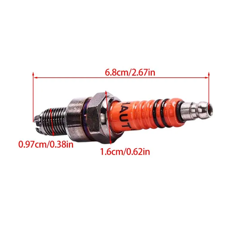 Motorcycle ATV racing GY6 50CC 150CC Engine Orange Igniter Ignition Coil Spark Plug Motorcycle Accessories
