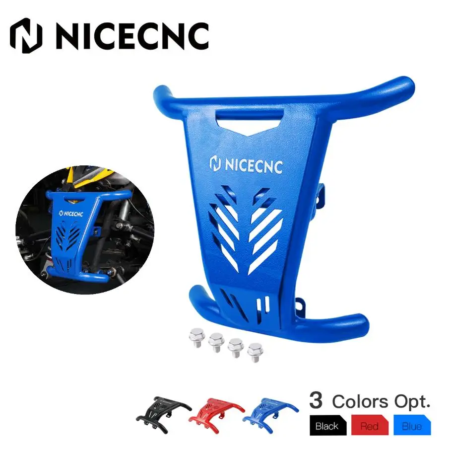 

NiceCNC Front Bumper For Yamaha Raptor 700/700R 2016-2024 Bumper Frame Protector ATV Motorcycle Accessories Thickened Aluminum