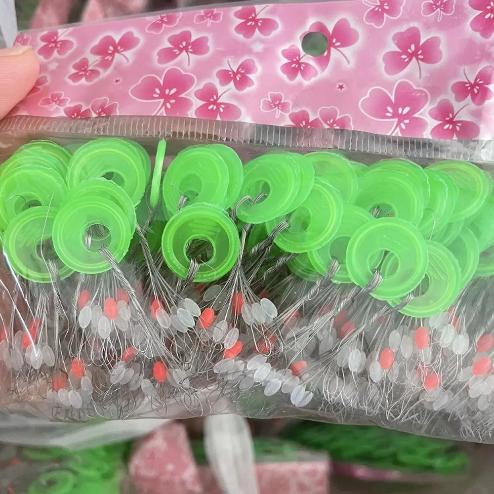 Stopper Fishing Floating Beans Floats Bal Bobber Stopper Float Rubber Float Beans Fish Beans Oval Float Fishing Space Beans
