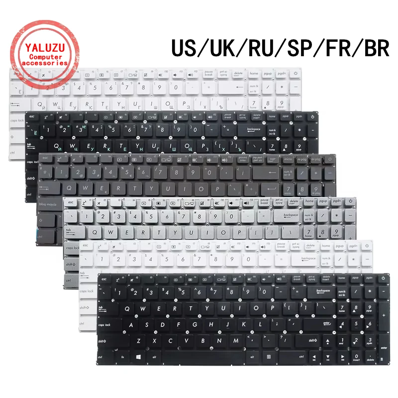Clavier AZERTY Français Compatible ASUS X540 Series (X540LA, X540LJ, X540S, X540SA, X540SC) – Remplacement Noir De Qualité