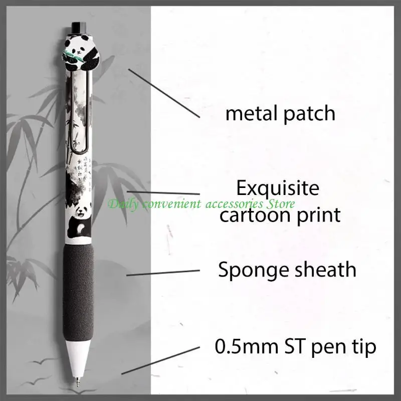 

97qb 5pcs antlectable гель -ручка новинка написание ручки 0,5 мм гладко, чтобы написать для студента для мальчика для взрослых