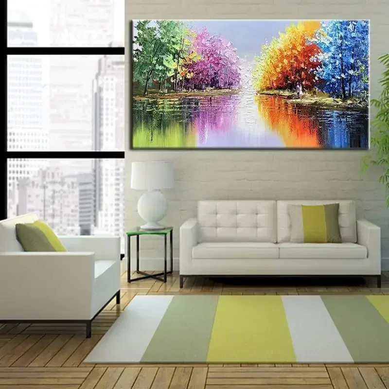 

571807 Large Size Pictures By Number Kits 60x120cm Acrylic Painting By Number Natural Scenery On Canvas Moder