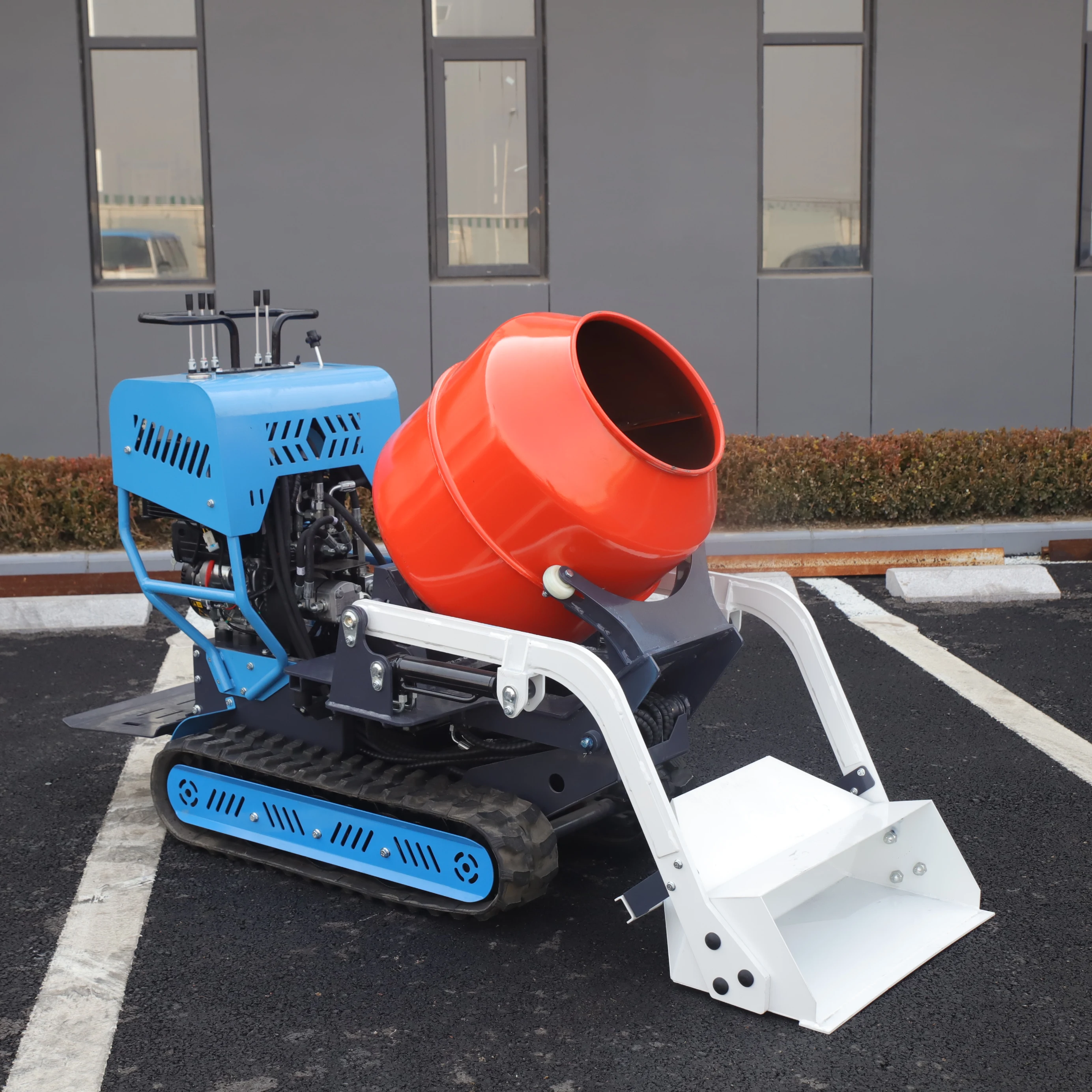 Concrete Mixer 800kg High Power Mini Dumper Customized Free Shipping Small Crawler Dumper 1000 KG  Electric Dumper Truck Yanmer