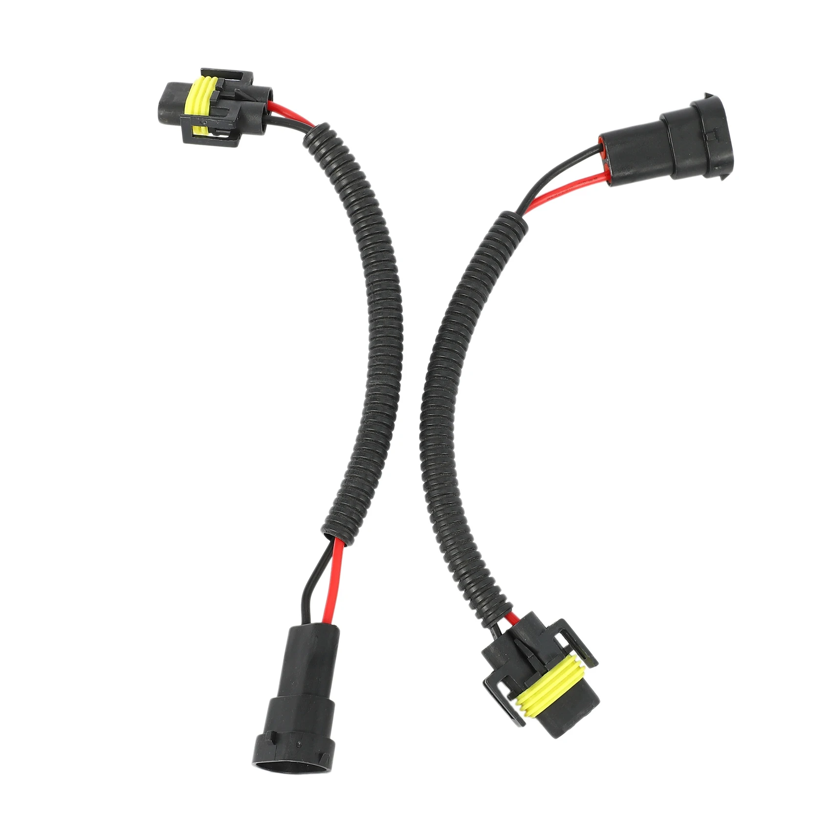 2Pcs 9006 To H11 H8 Headlight Fog Light Conversion Connector Wiring Harness Plug Cable Socket Connector Repair