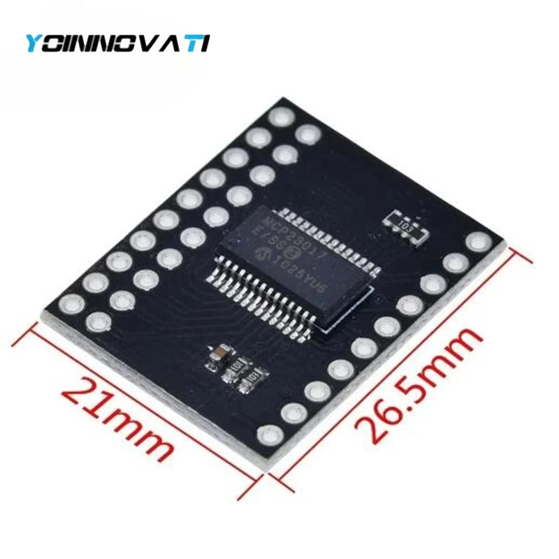 MCP23017 Serial Interface Module IIC I2C SPI MCP23S17 Bidirectional 16-Bit I/O Expander Pins 10Mhz Serial Interface Module